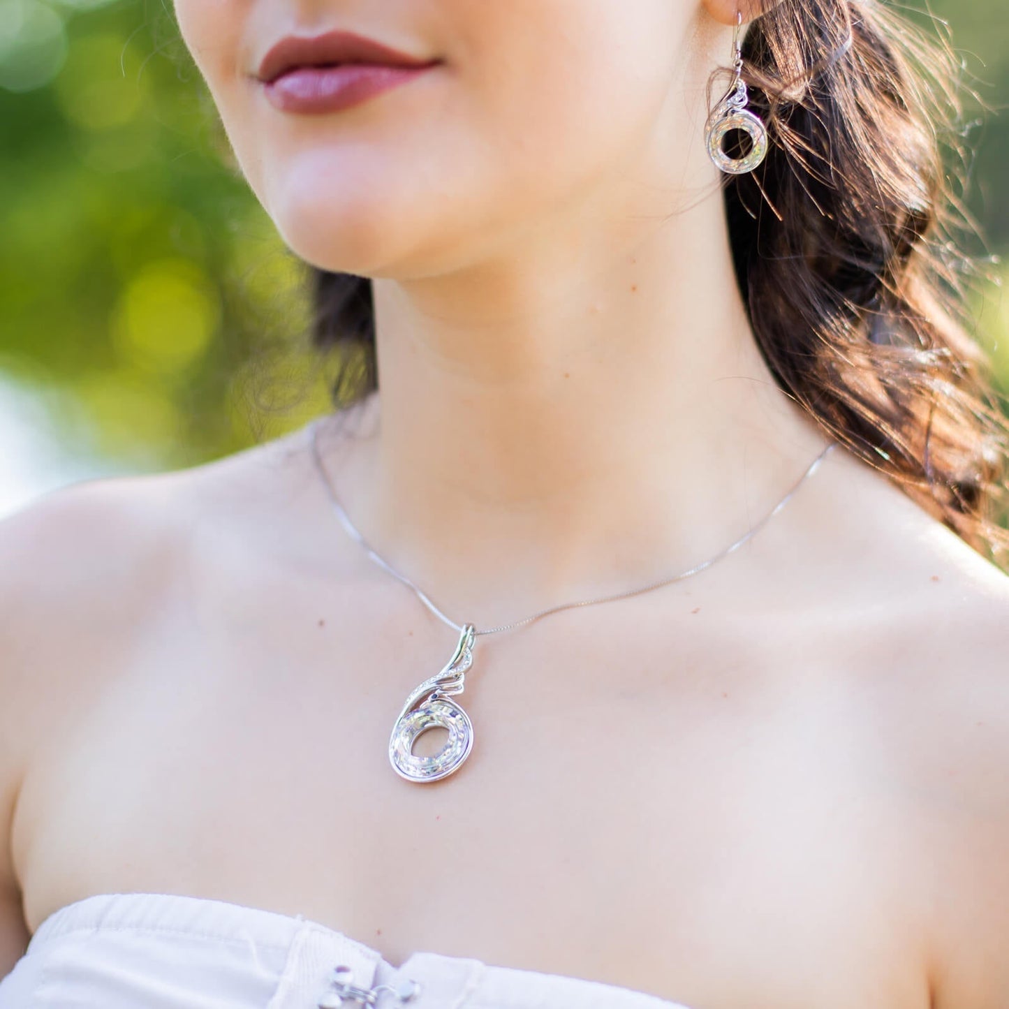 Aurora Borealis Phoenix Necklace