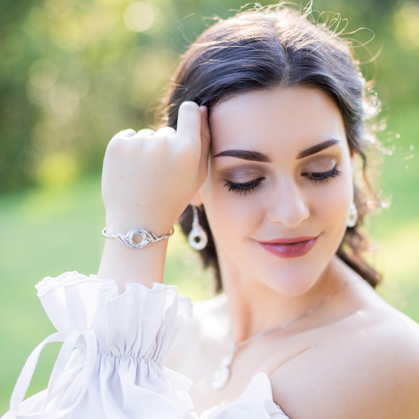 Aurora Borealis Phoenix Bangle