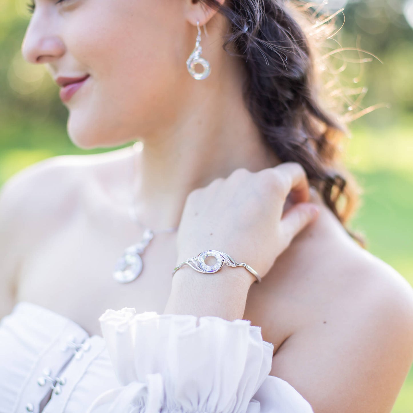 Aurora Borealis Phoenix Bangle