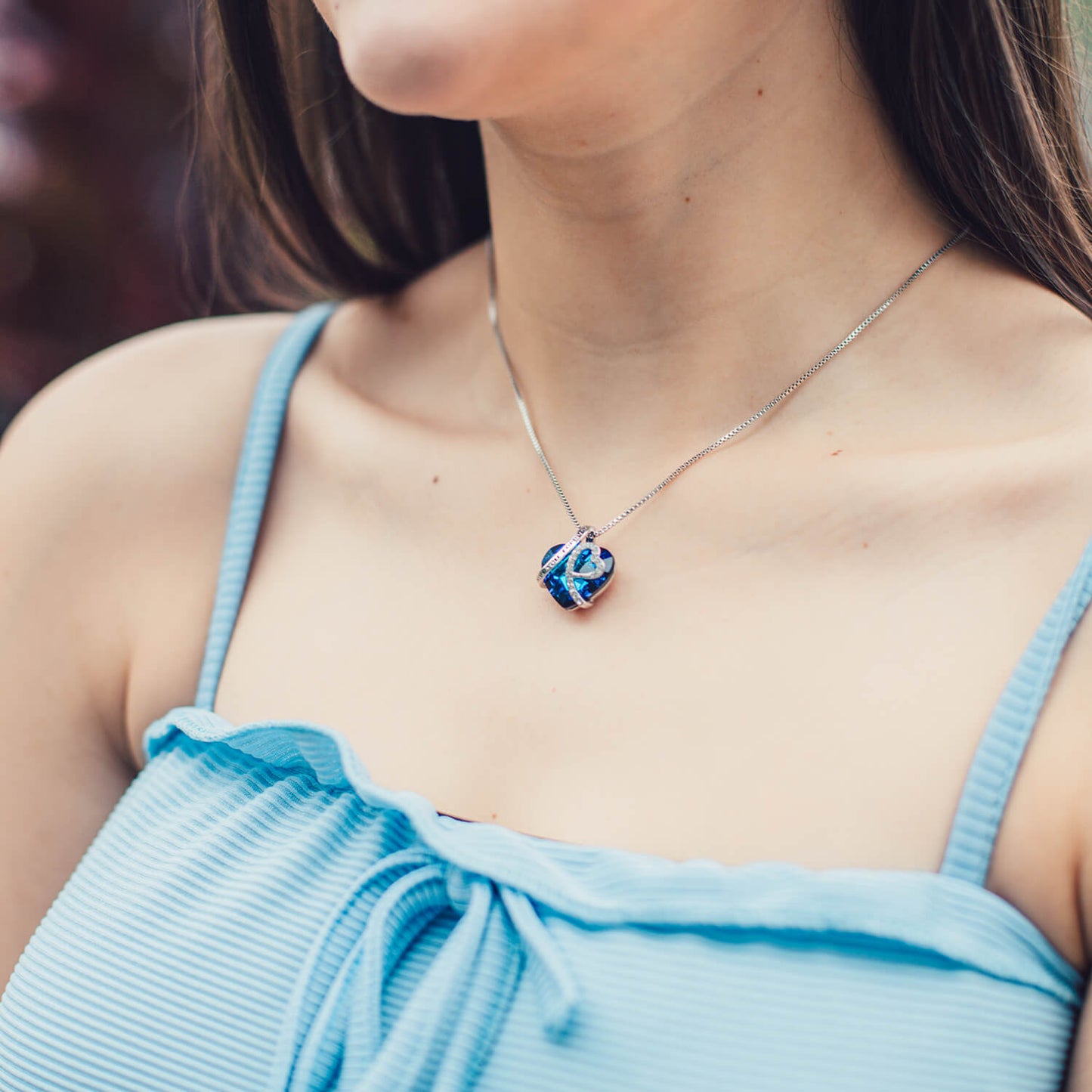I Love You Forever Heart Necklace