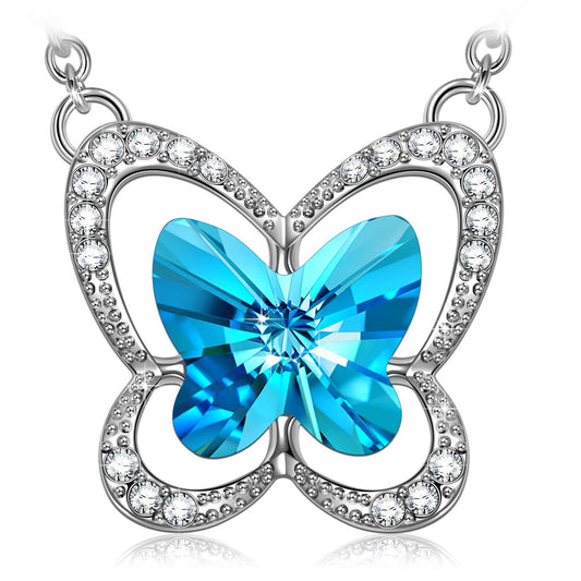 Crystal Butterfly Necklace