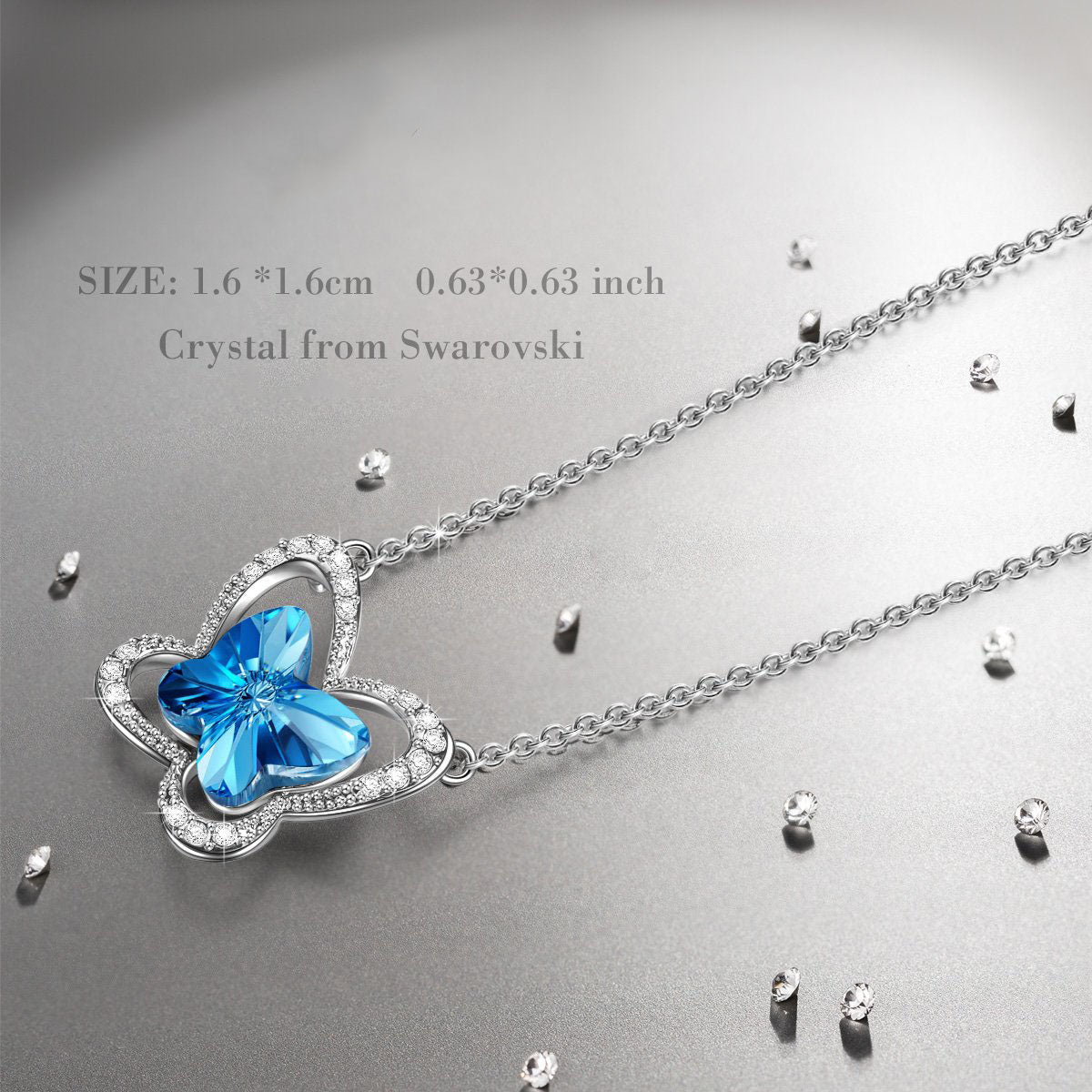 Crystal Butterfly Necklace