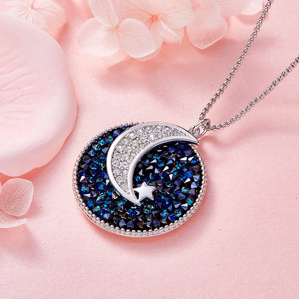 Crystal Moon Necklace