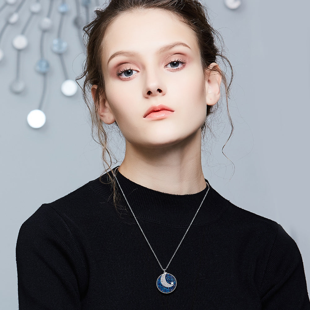 Crystal Moon Necklace