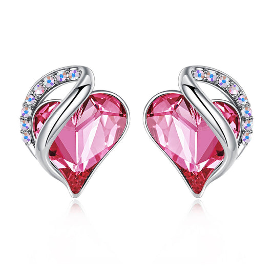 October Crystal Birthstone Earrings