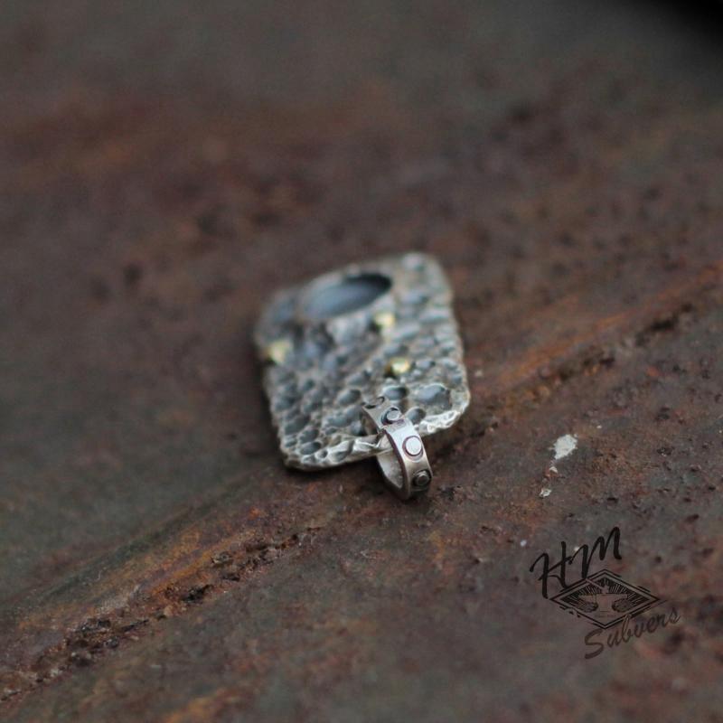 VINTAGE  TURQUOISE SILVER PENDANT