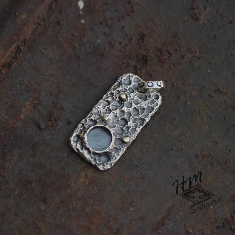 VINTAGE  TURQUOISE SILVER PENDANT