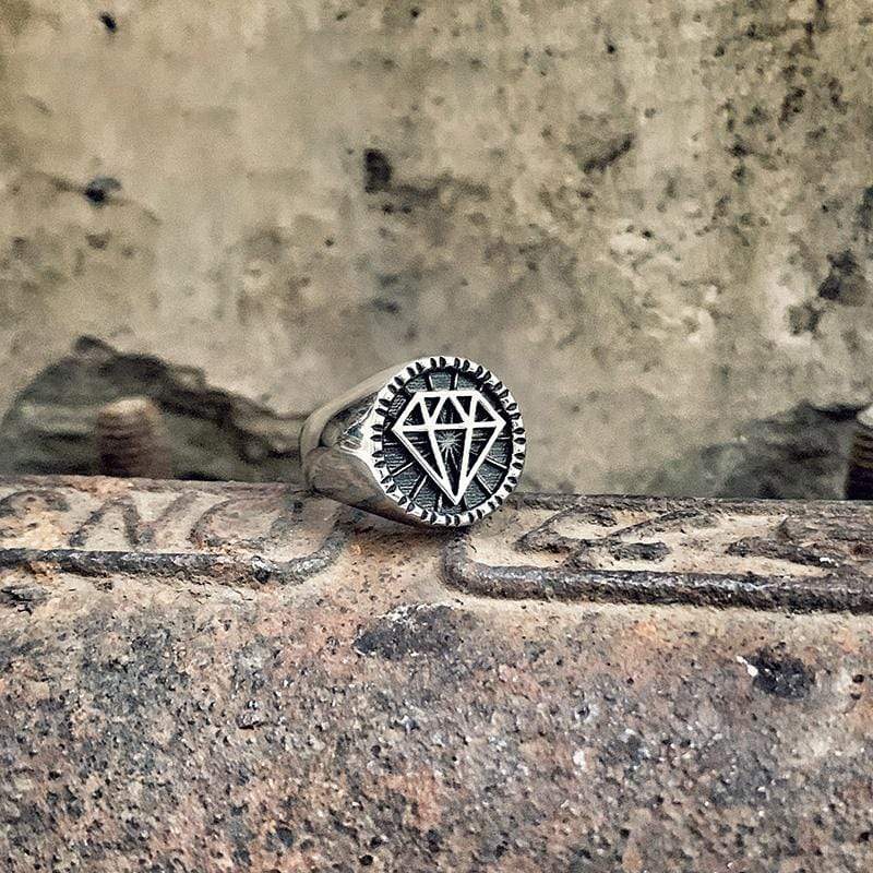 FASHION PENTAGON STAINLESS STEEL RING