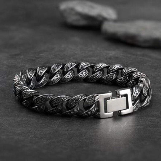VINTAGE TOTEM ROCK BIKER BRACELET