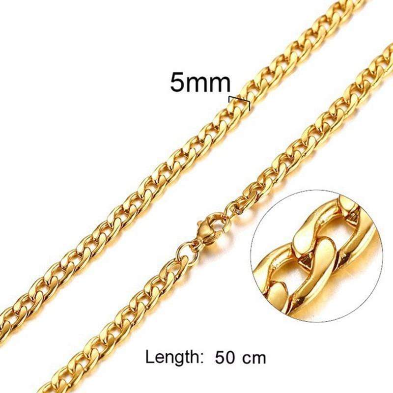 SOLID CURB CHAIN STAINLESS STEEL CHAIN