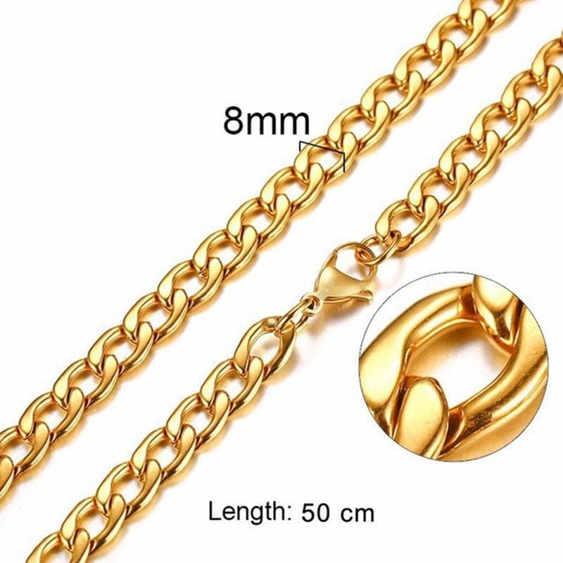 SOLID CURB CHAIN STAINLESS STEEL CHAIN