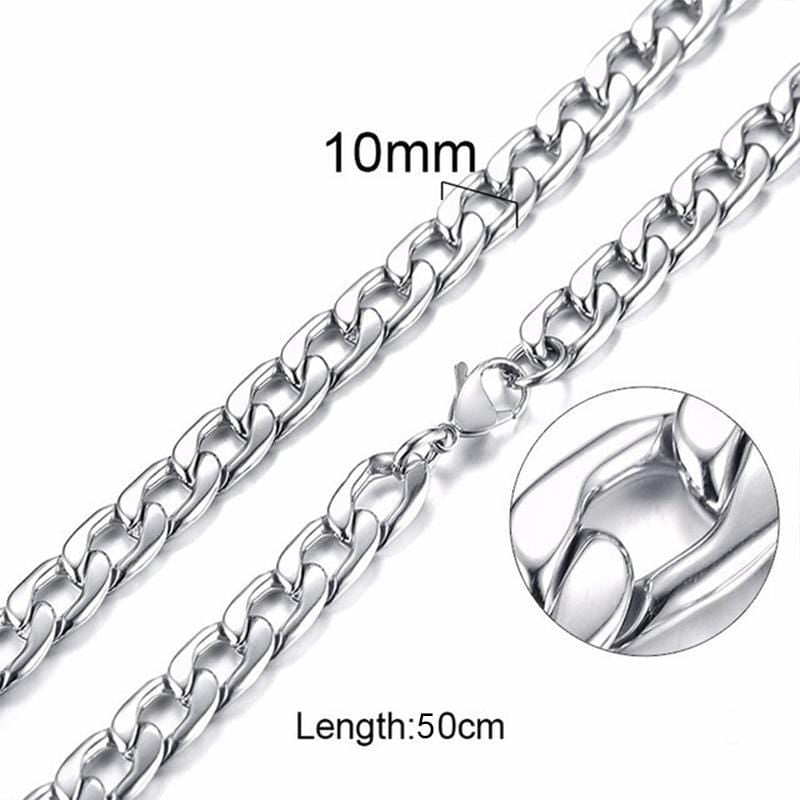 SOLID CURB CHAIN STAINLESS STEEL CHAIN