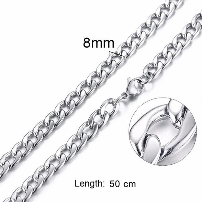 SOLID CURB CHAIN STAINLESS STEEL CHAIN