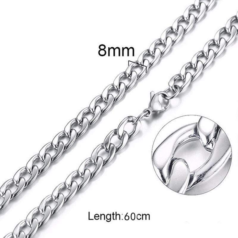 SOLID CURB CHAIN STAINLESS STEEL CHAIN