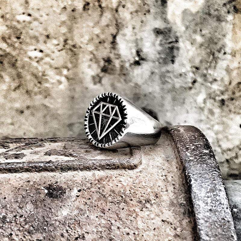 FASHION PENTAGON STAINLESS STEEL RING