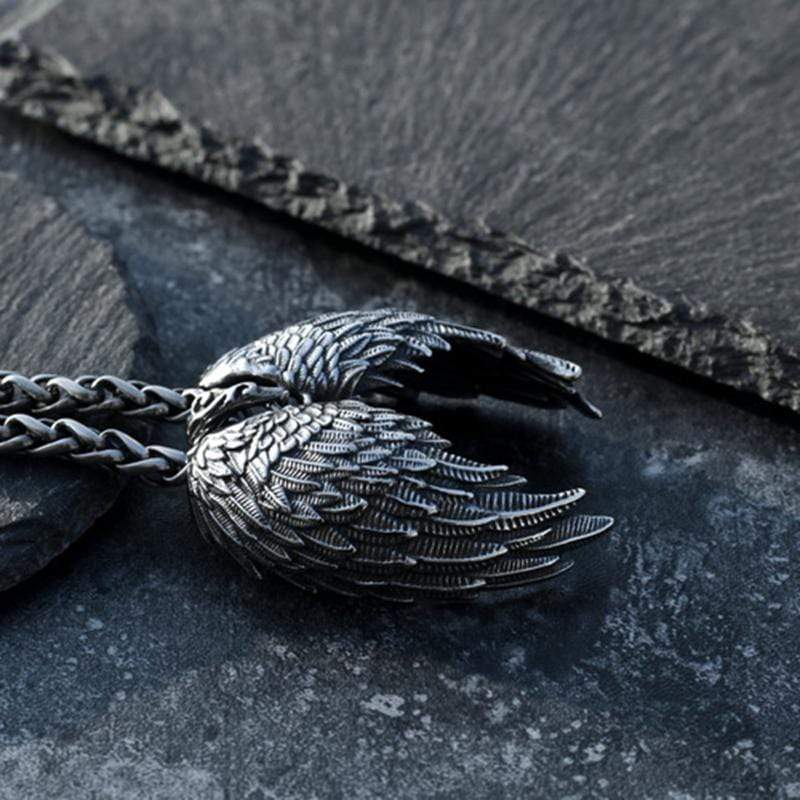 ANGEL WINGS STAINLESS STEEL NECKLACE