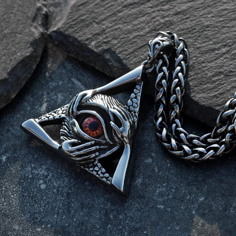 ANCIENT EGYPTIAN STAINLESS STEEL PENDANT