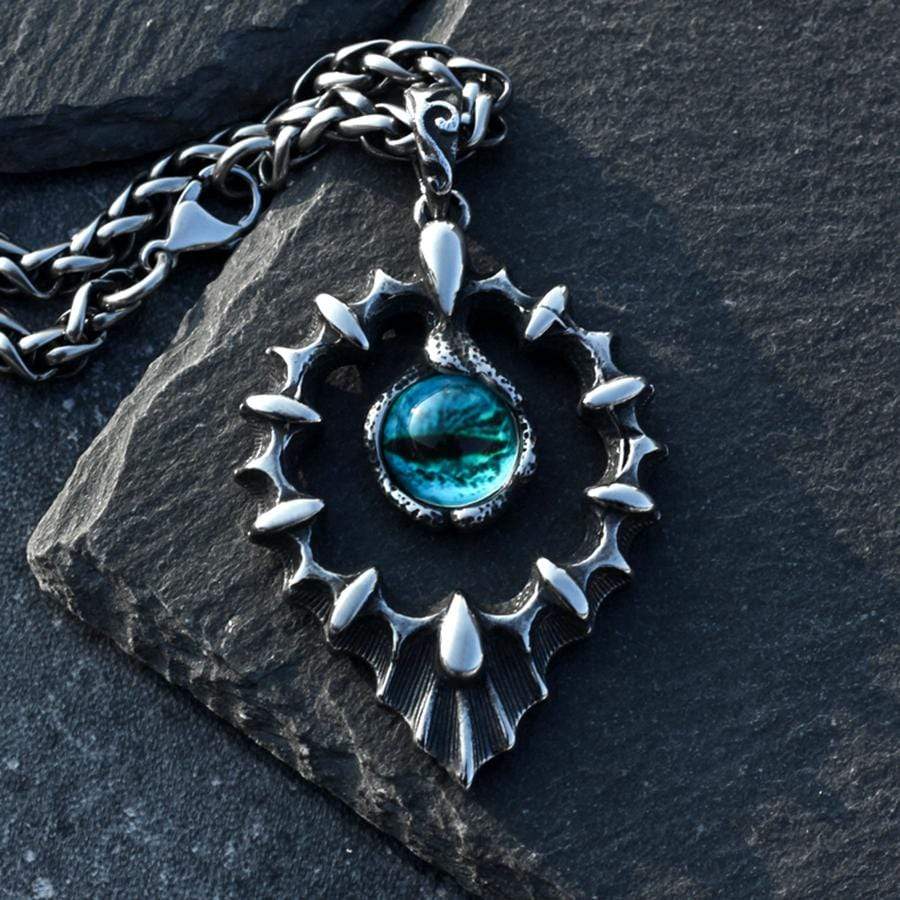 EVIL EYE STAINLESS STEEL PENDANT