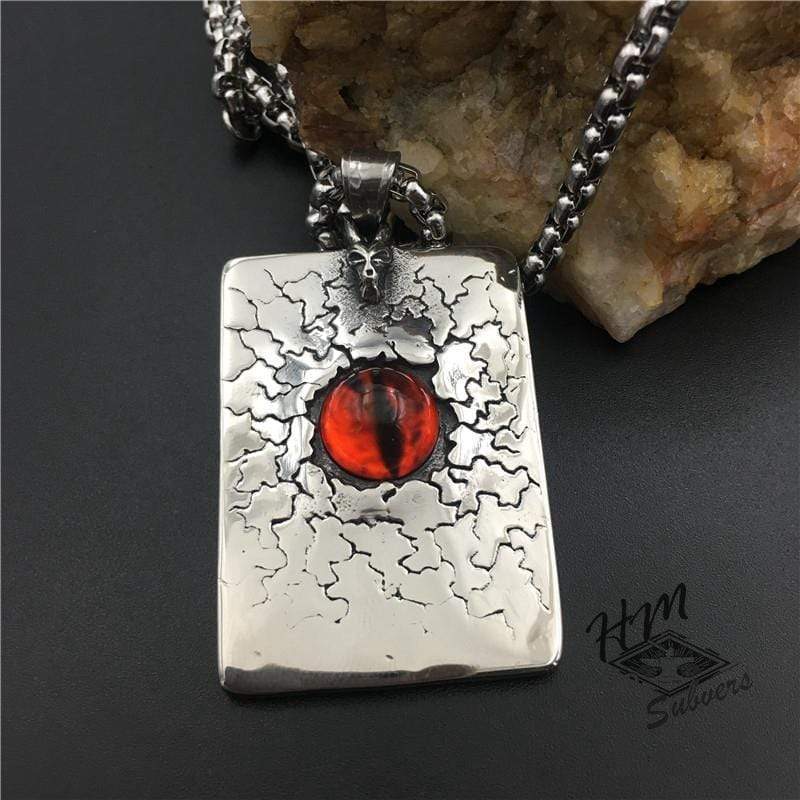 GOD'S EYE HIP HOP STAINLESS STEEL PENDANT