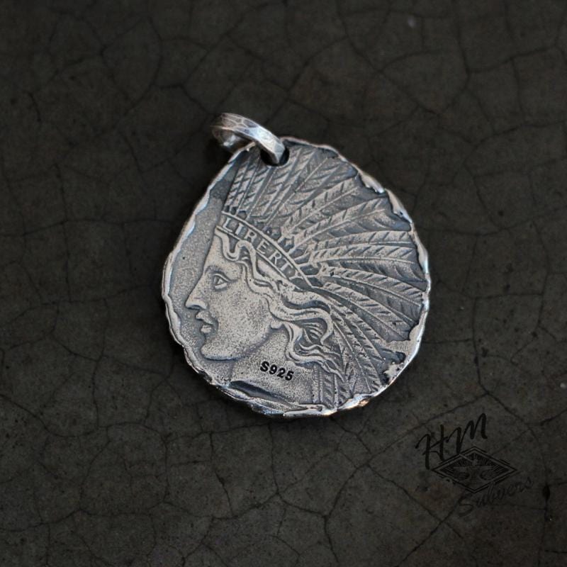 BAPHOMET SATAN SILVER PENDANT