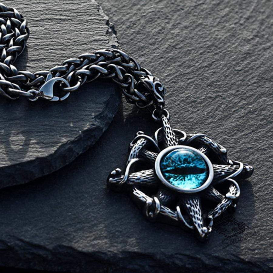 CROSS DEVIL'S EYE STAINLESS STEEL PENDANT