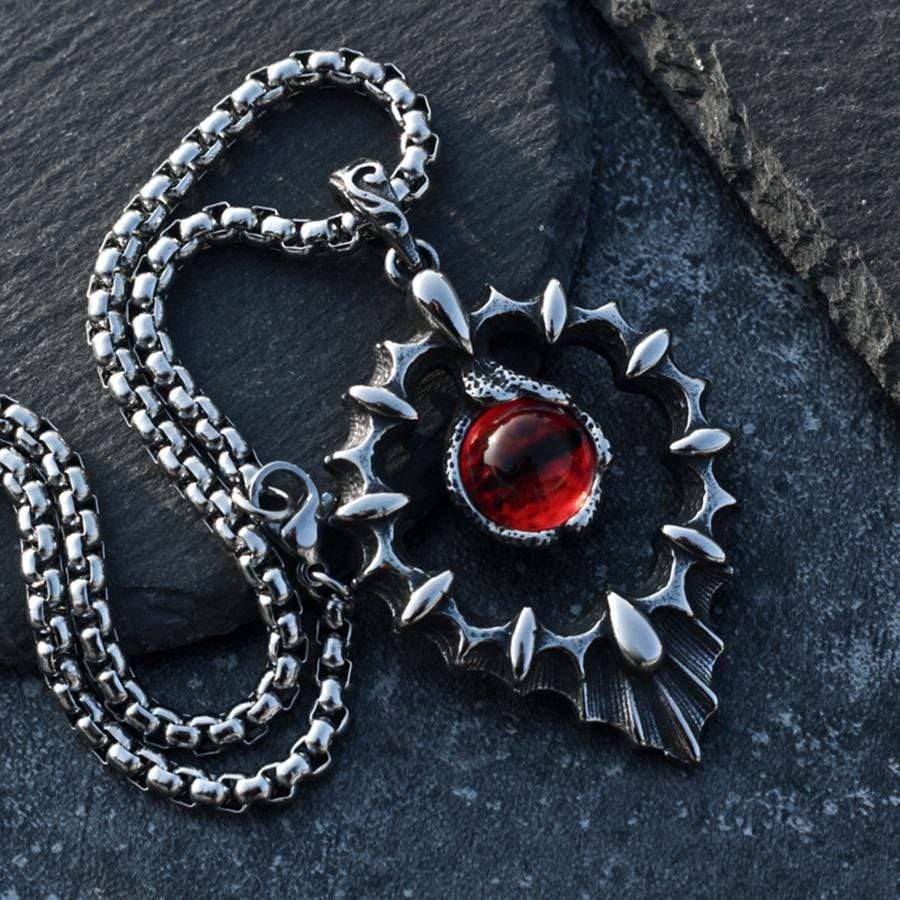 EVIL EYE STAINLESS STEEL PENDANT