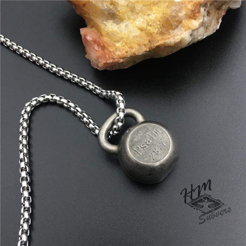 FITNESS EXERCISE KETTLEBELL PENDANT