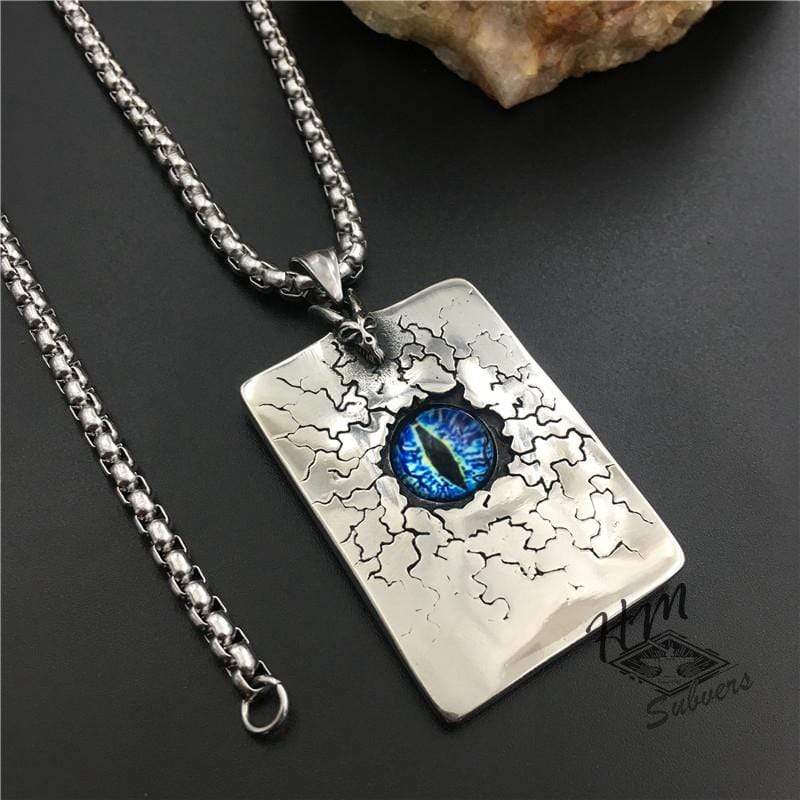 GOD'S EYE HIP HOP STAINLESS STEEL PENDANT