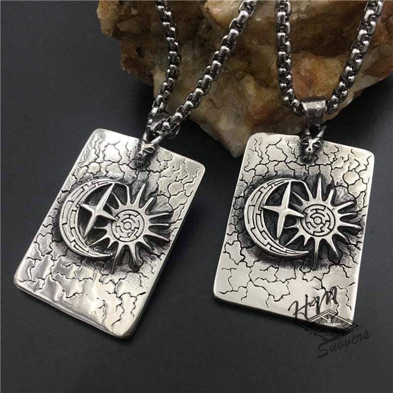 GOD'S EYE HIP HOP STAINLESS STEEL PENDANT