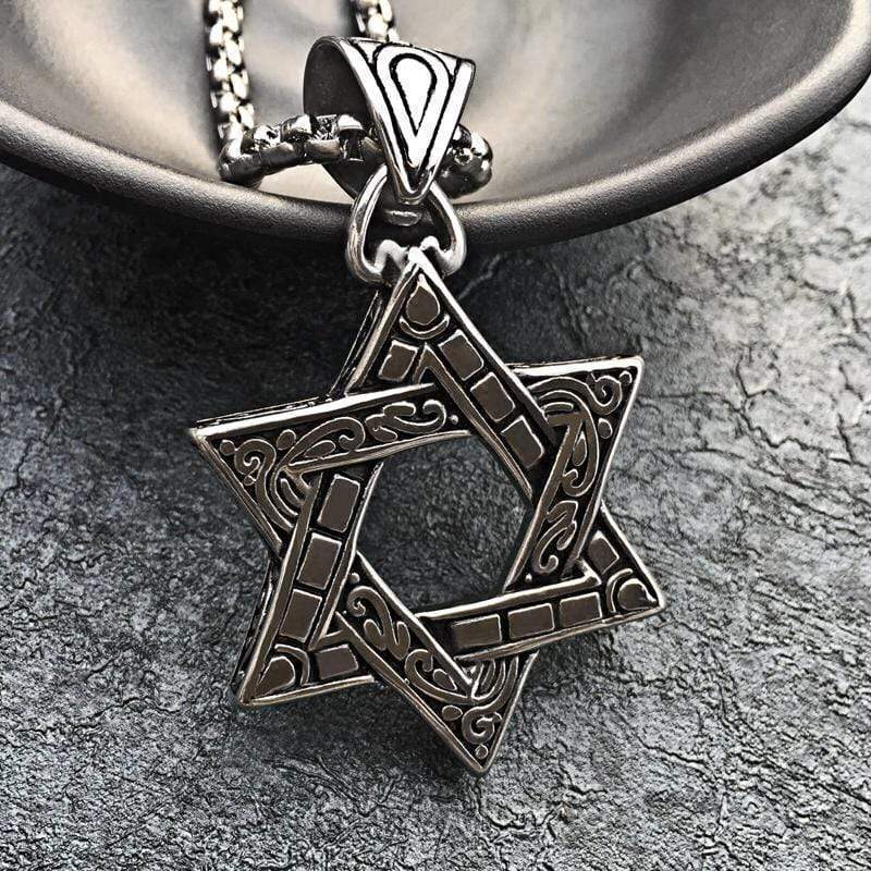 HEXAGRAM STAINLESS STEEL PENDANT