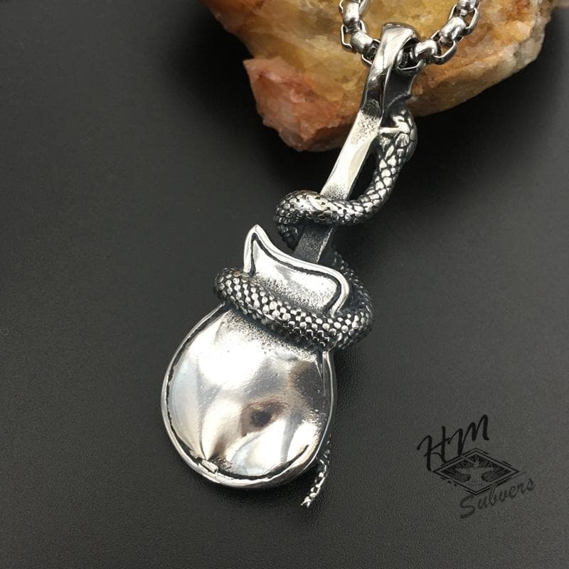 HIP HOP ROCK SNAKE GUITAR PENDANT