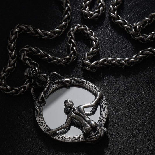 MAGIC MIRROR STAINLESS STEEL PENDANT