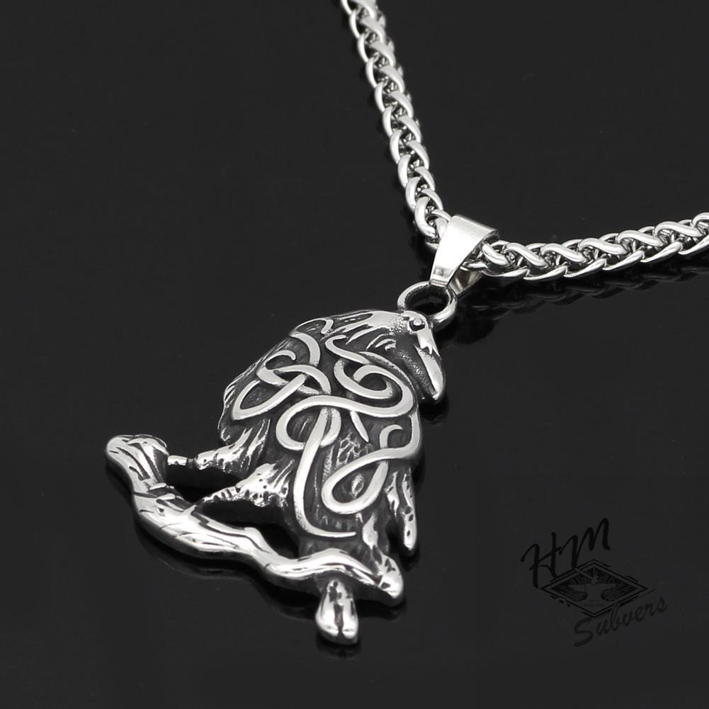 NORDIC MYTHOLOGY ODIN RAVEN PENDANT