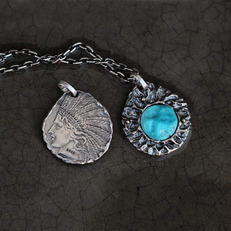 BAPHOMET SATAN SILVER PENDANT