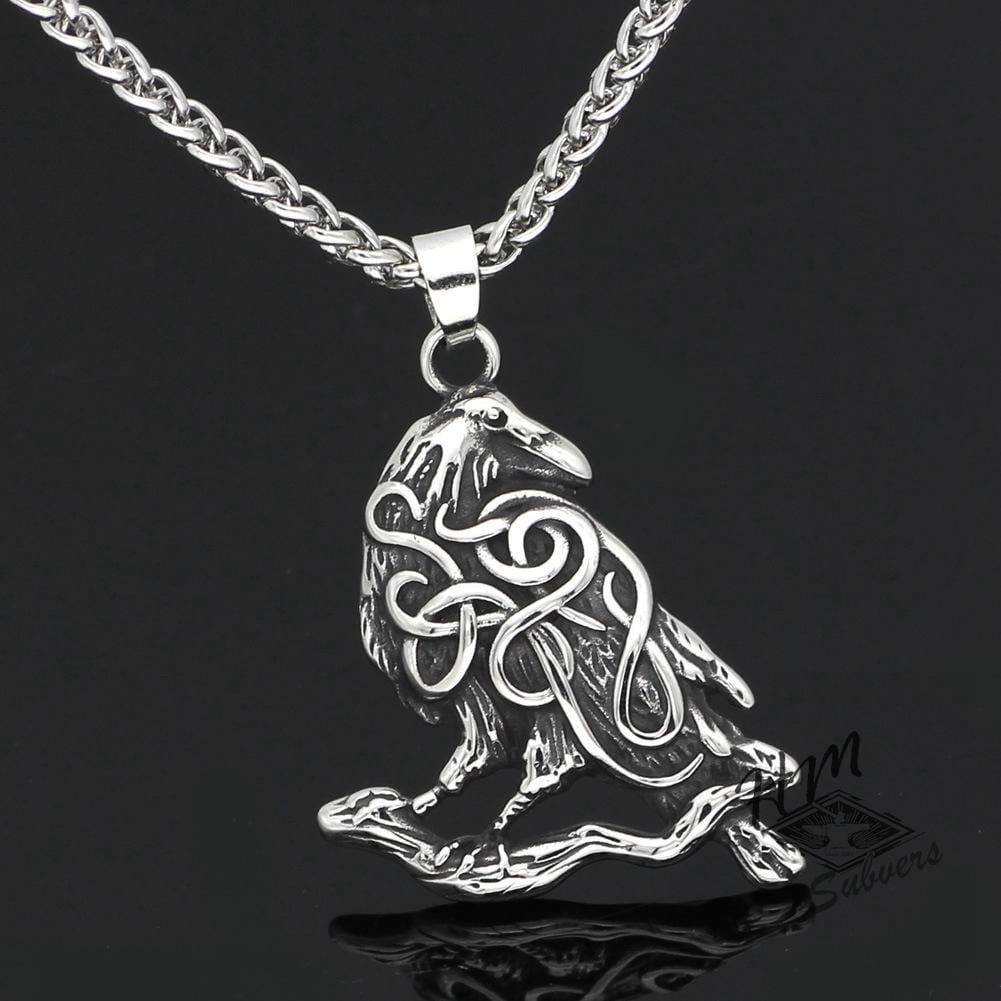 NORDIC MYTHOLOGY ODIN RAVEN PENDANT