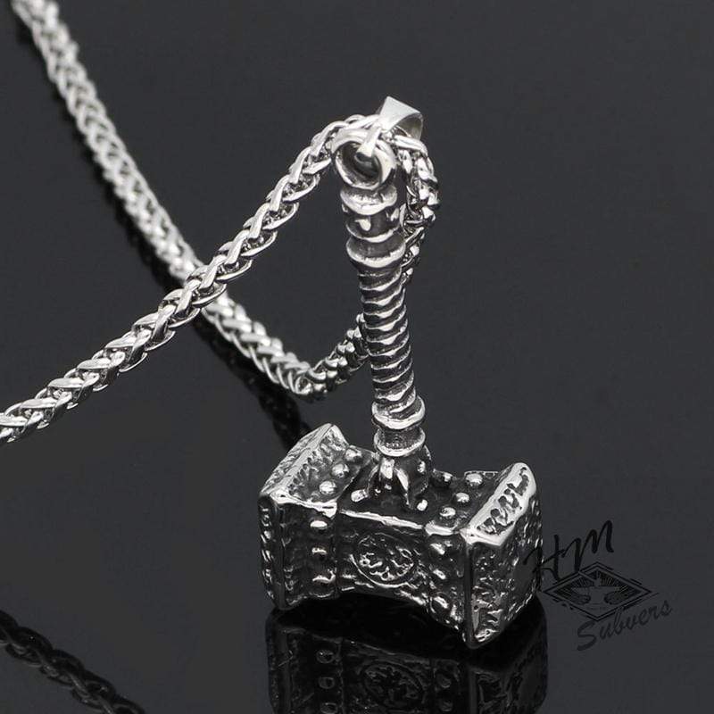 VIKING THOR'S HAMMER STAINLESS STEEL PENDANT