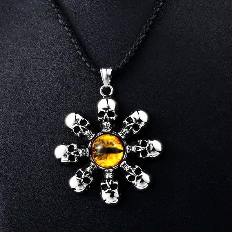 PUNK BIKER STAINLESS STEEL PENDANT