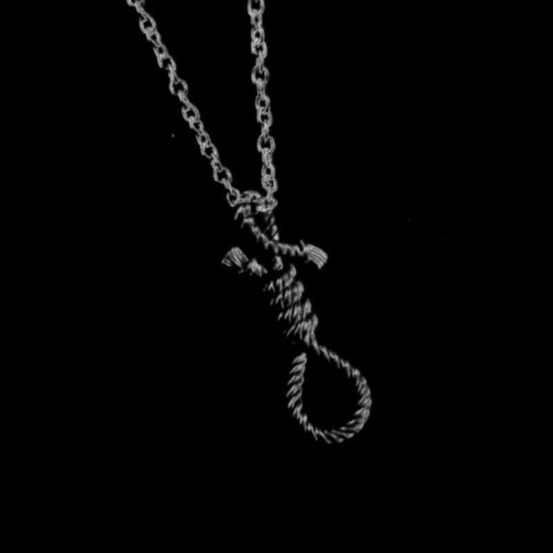 TWISTED HEMP ROPE STAINLESS STEEL PENDANT