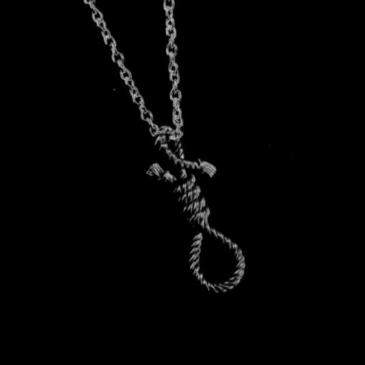 TWISTED HEMP ROPE STAINLESS STEEL PENDANT