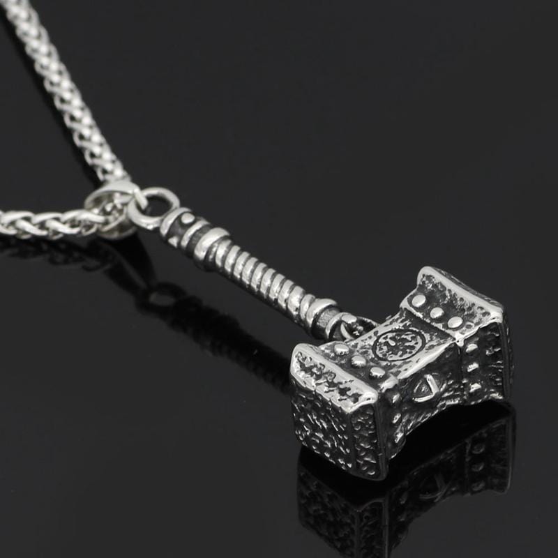 VIKING THOR'S HAMMER STAINLESS STEEL PENDANT