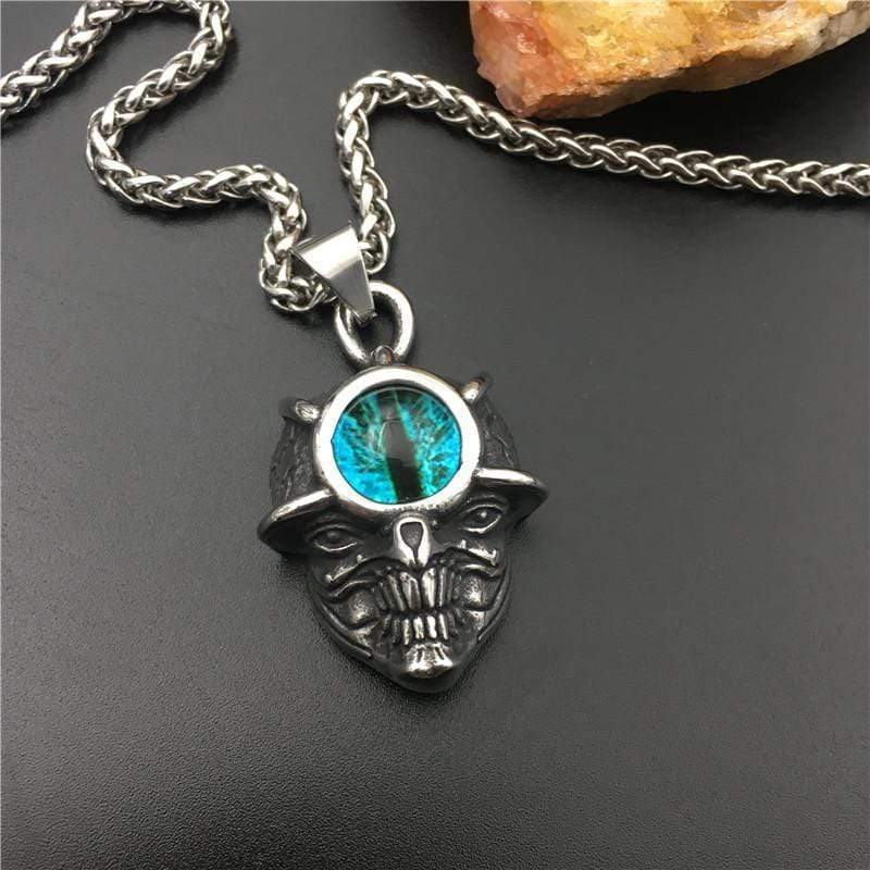 VINTAGE EVIL SKULL MEN'S PENDANT