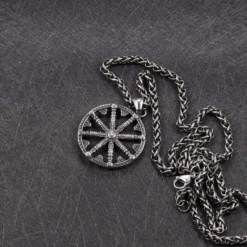 VINTAGE PHALLIC WHEEL MEN'S PENDANT
