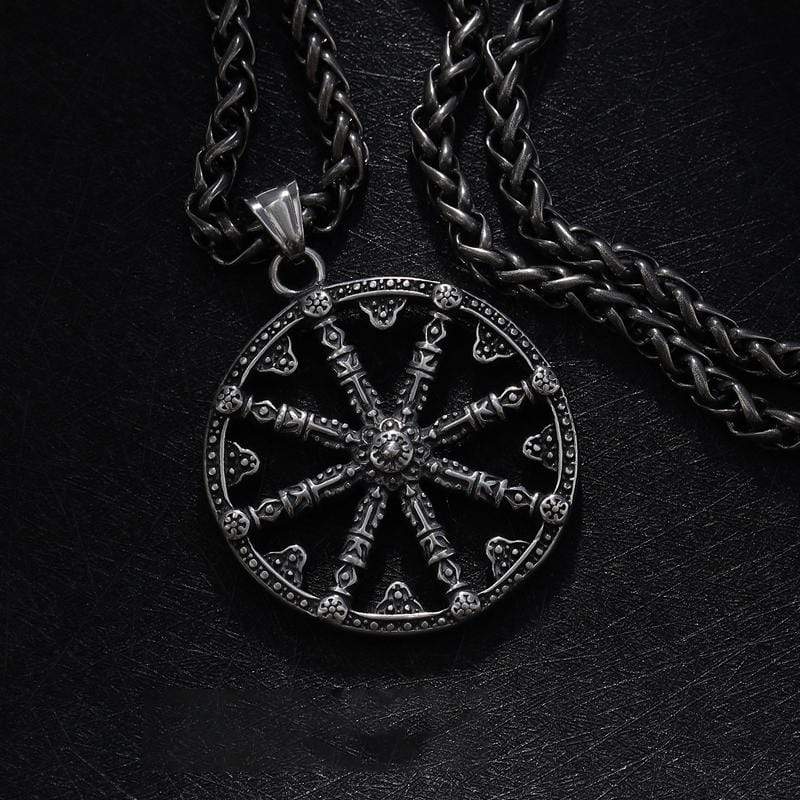 VINTAGE PHALLIC WHEEL MEN'S PENDANT