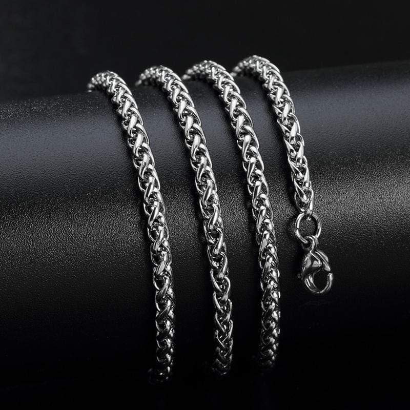 TWISTED HEMP ROPE STAINLESS STEEL PENDANT