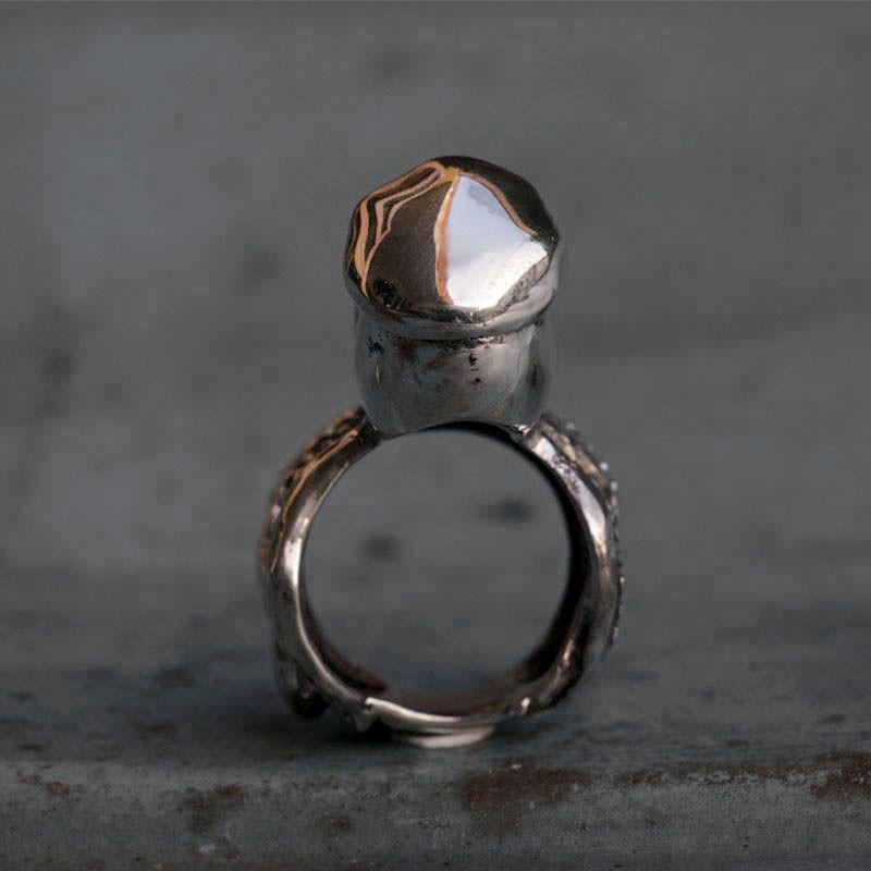 PUNK OCTOPUS CAPTAIN BIKER RING