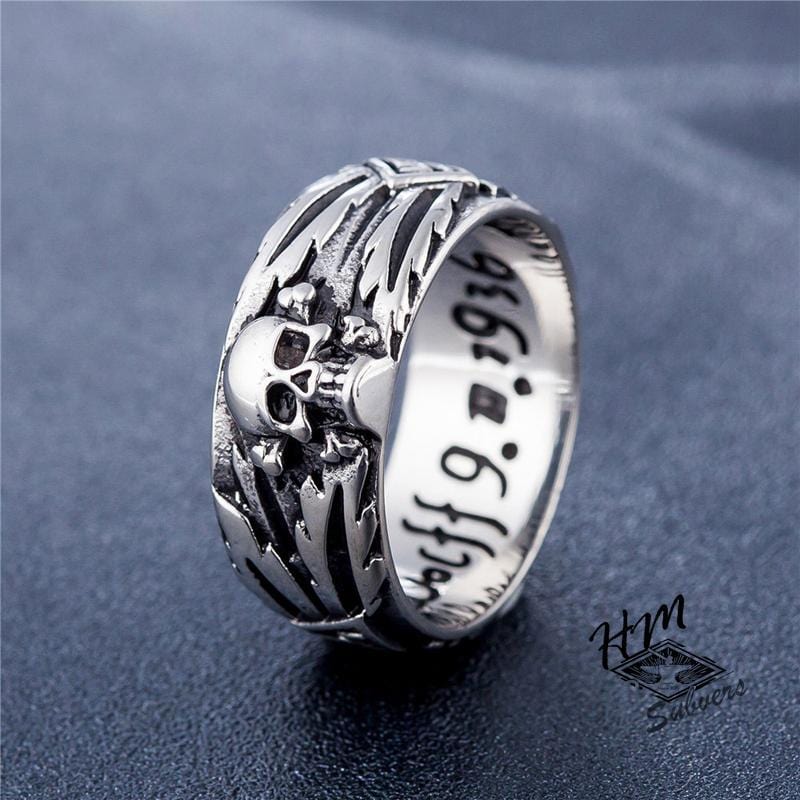 DEVIL SKULL STAINLESS STEEL RING