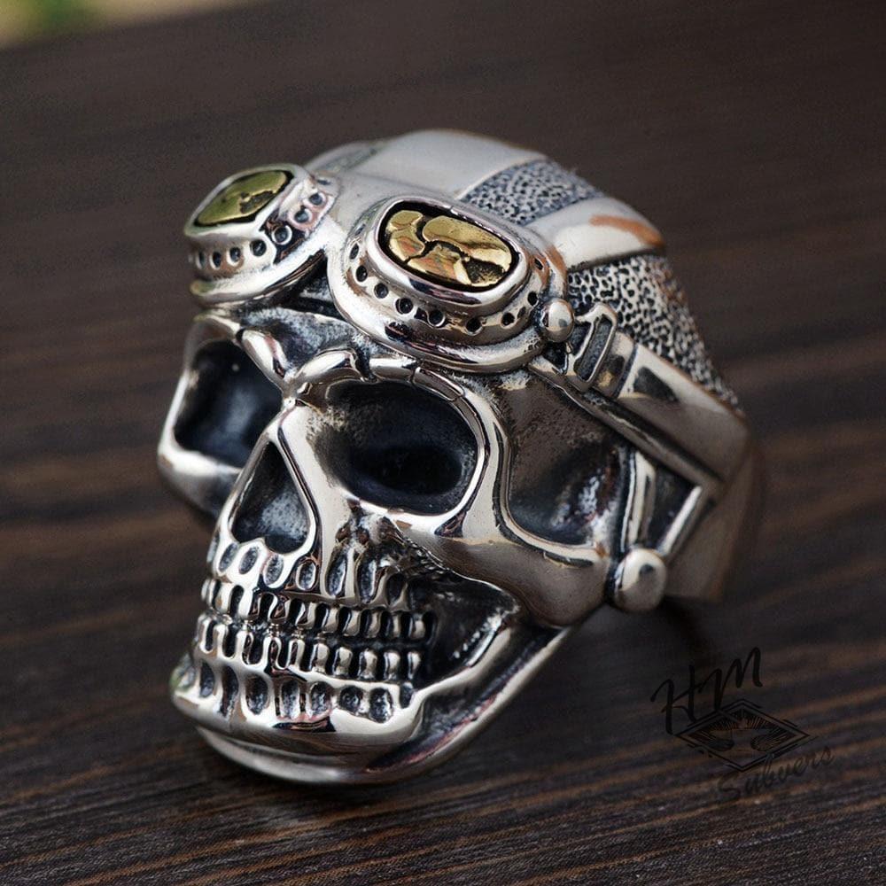 DIVING SKULL STAINLESS STEEL RING
