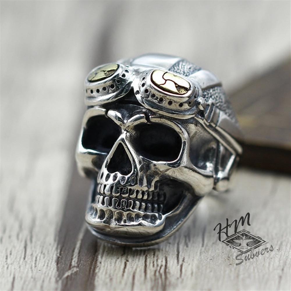 DIVING SKULL STAINLESS STEEL RING