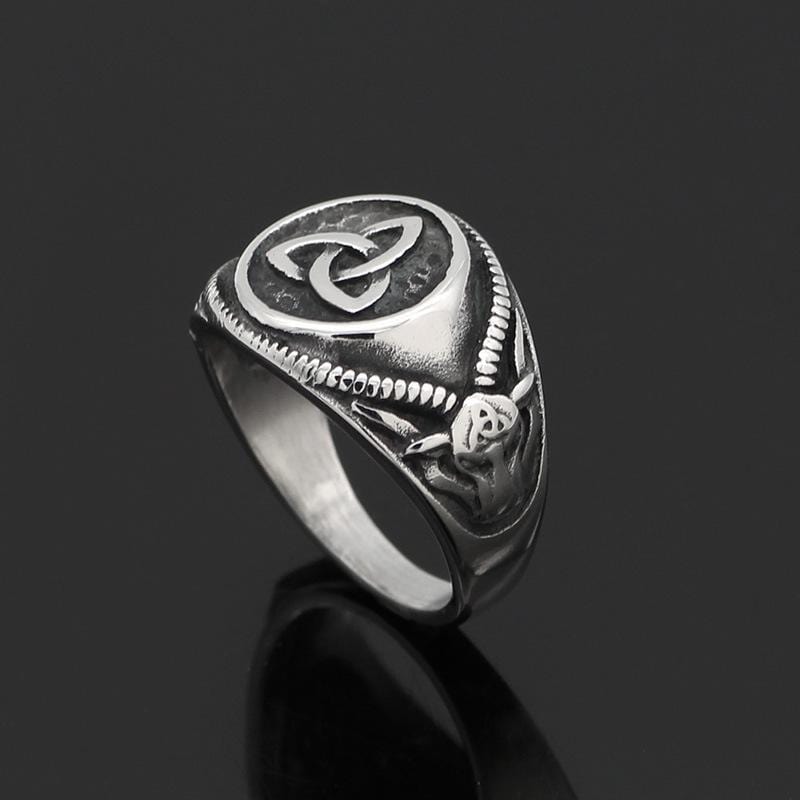 RETRO VIKING STAINLESS STEEL RING