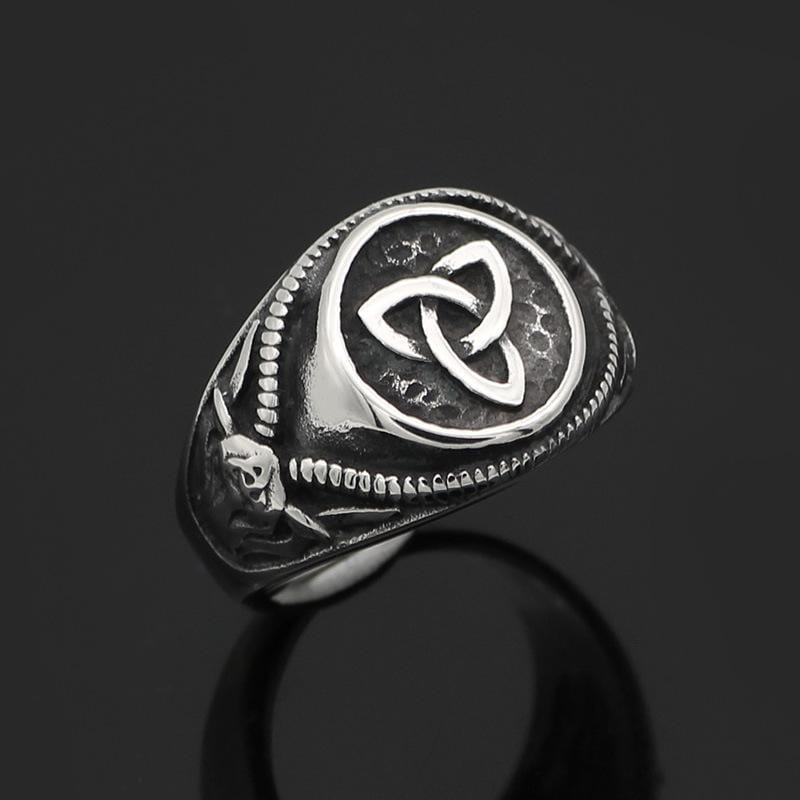 RETRO VIKING STAINLESS STEEL RING